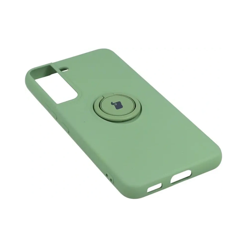 Hurtownia GSM - Etui Bizon Case Silicone Ring do Samsung Galaxy S22 jasnozielone - BIZ7759 - {ean13} - Hurt