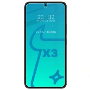 Wholesale Bizon Glass Clear tempered glass - 3 pcs. + lens glass Samsung Galaxy S22 - BIZ1571 - {ean13} - Hurt