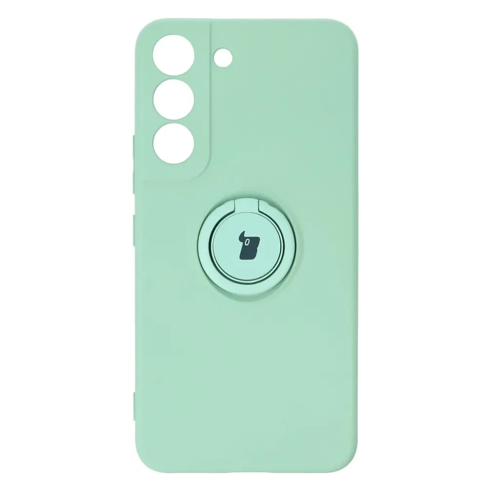 Hurtownia GSM - Etui Bizon Case Silicone Ring do Samsung Galaxy S22 turkusowe - BIZ7760 - {ean13} - Hurt