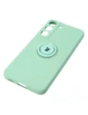 Hurtownia GSM - Etui Bizon Case Silicone Ring do Samsung Galaxy S22 turkusowe - BIZ7760 - {ean13} - Hurt