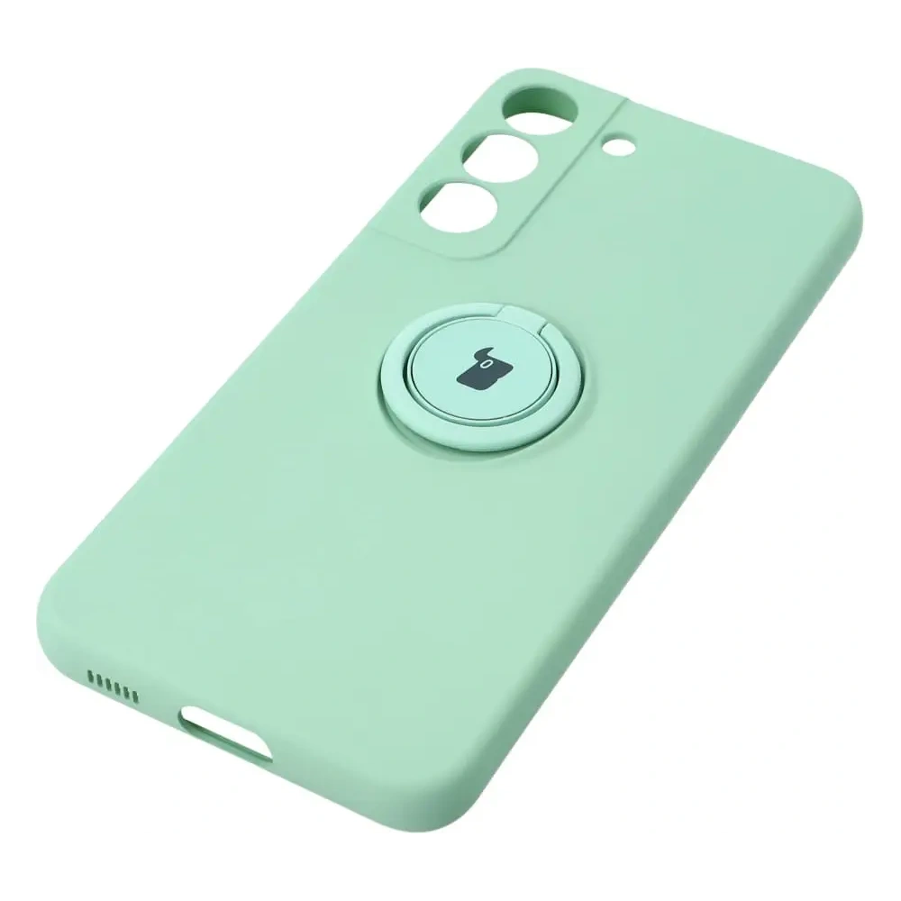 Hurtownia GSM - Etui Bizon Case Silicone Ring do Samsung Galaxy S22 turkusowe - BIZ7760 - {ean13} - Hurt