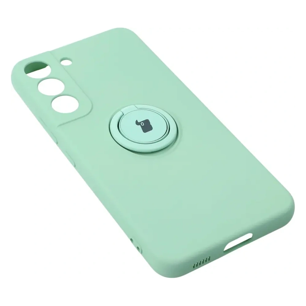 Hurtownia GSM - Etui Bizon Case Silicone Ring do Samsung Galaxy S22 turkusowe - BIZ7760 - {ean13} - Hurt