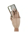 Hurtownia GSM - Etui z uchwytem na palec Bizon Case Hybrid Ring do Samsung Galaxy S22 przydymione z zieloną ramką - BIZ7761 - {ean13} - Hurt