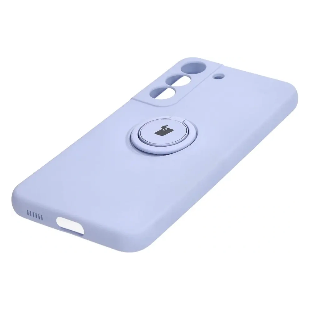 Hurtownia GSM - Etui Bizon Case Silicone Ring do Samsung Galaxy S22 fioletowe - BIZ7762 - {ean13} - Hurt
