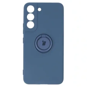 Hurtownia GSM - Etui Bizon Case Silicone Ring do Samsung Galaxy S22 granatowe - BIZ7763 - {ean13} - Hurt