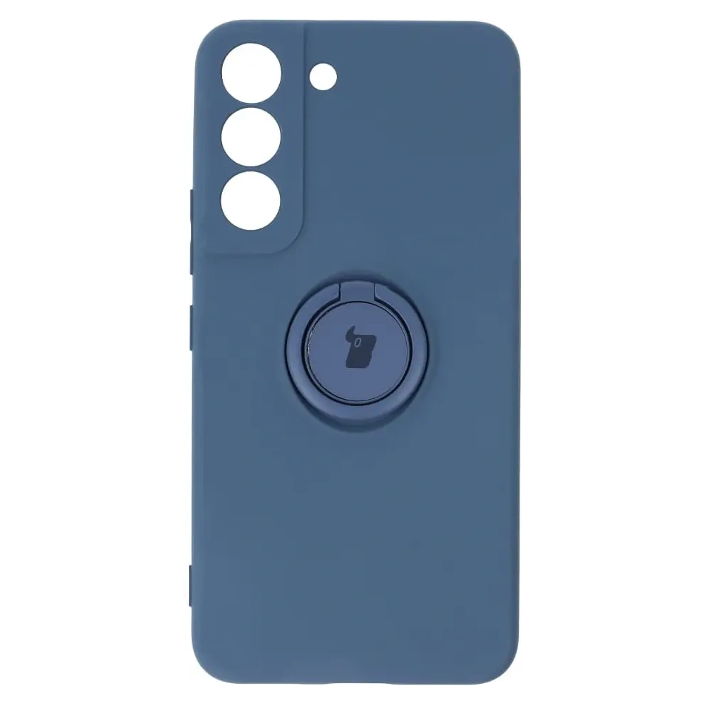 Hurtownia GSM - Etui Bizon Case Silicone Ring do Samsung Galaxy S22 granatowe - BIZ7763 - {ean13} - Hurt