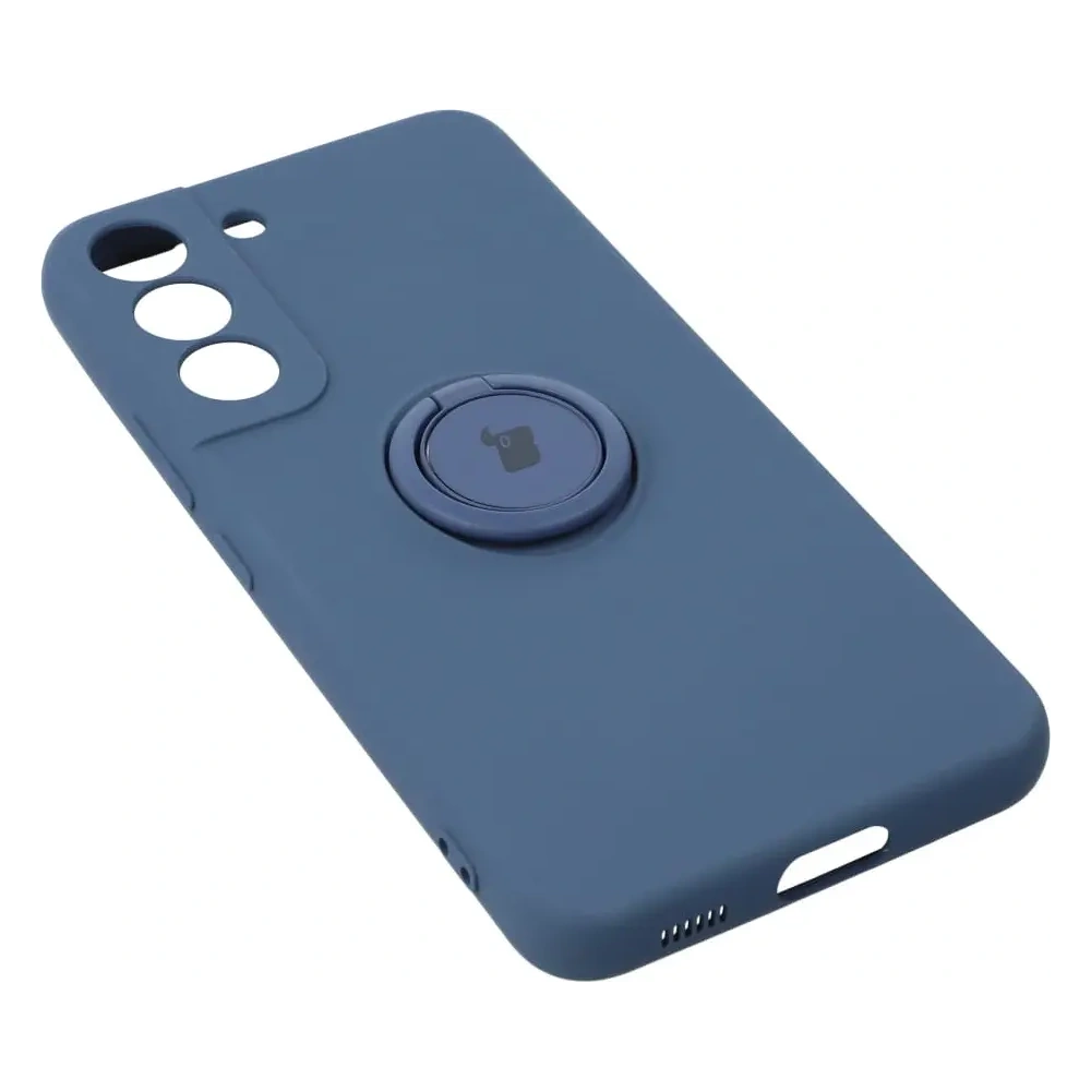 Hurtownia GSM - Etui Bizon Case Silicone Ring do Samsung Galaxy S22 granatowe - BIZ7763 - {ean13} - Hurt