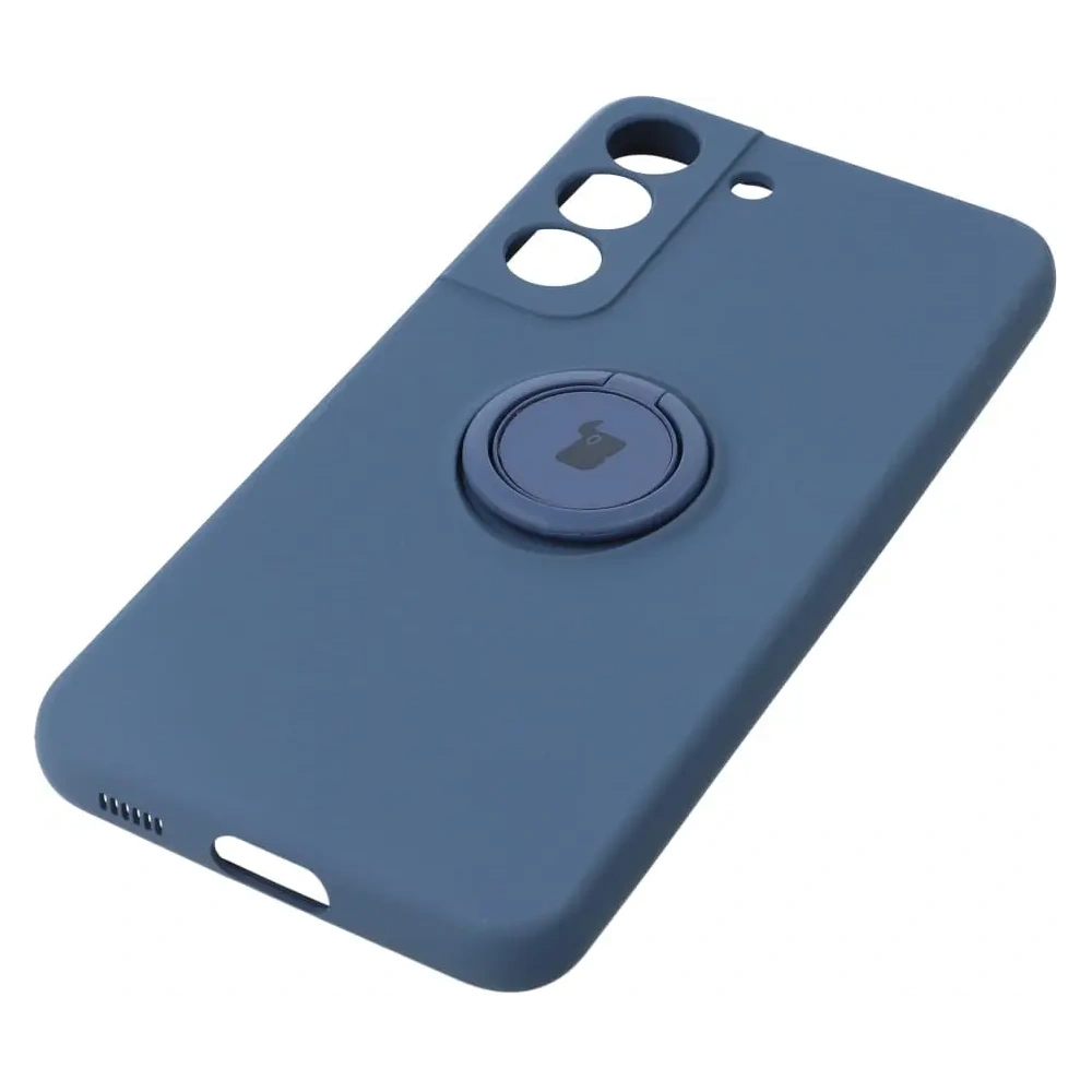 Hurtownia GSM - Etui Bizon Case Silicone Ring do Samsung Galaxy S22 granatowe - BIZ7763 - {ean13} - Hurt