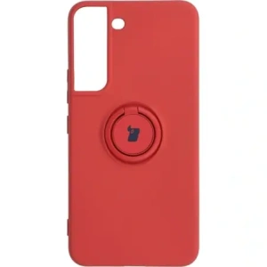 Hurtownia GSM - Etui Bizon Case Silicone Ring do Samsung Galaxy S22 ciemny róż - BIZ7764 - {ean13} - Hurt