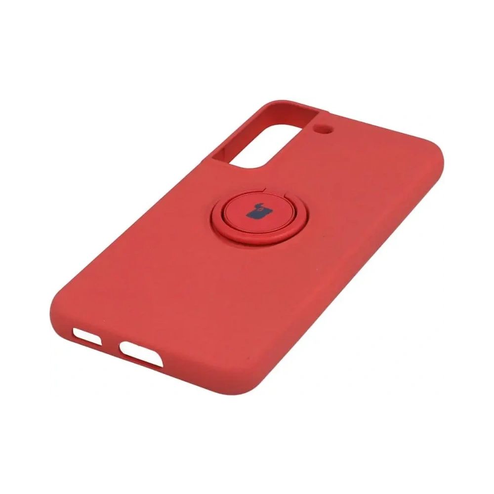 Hurtownia GSM - Etui Bizon Case Silicone Ring do Samsung Galaxy S22 ciemny róż - BIZ7764 - {ean13} - Hurt