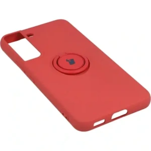 Hurtownia GSM - Etui Bizon Case Silicone Ring do Samsung Galaxy S22 ciemny róż - BIZ7764 - {ean13} - Hurt