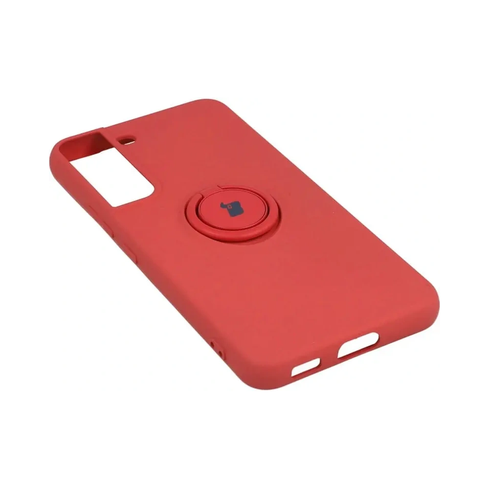 Hurtownia GSM - Etui Bizon Case Silicone Ring do Samsung Galaxy S22 ciemny róż - BIZ7764 - {ean13} - Hurt