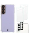 Bizon Case Clear Pack case + 2x screen glass + lens glass Samsung Galaxy S22 clear
