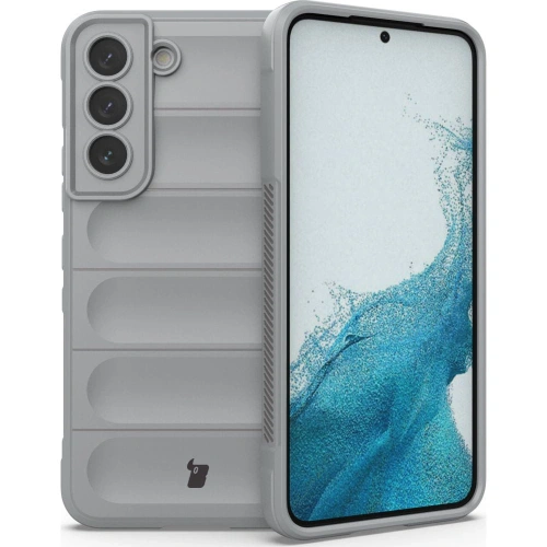 Pancerne etui Bizon Case Tur do Samsung Galaxy S22 jasnoszare