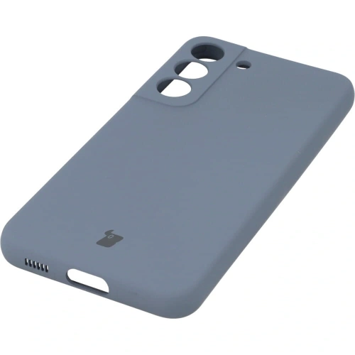 Etui Bizon Case Silicone do Samsung Galaxy S22 szare