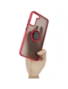 Hurtownia GSM - Bizon Case Hybrid Ring Samsung Galaxy S22 Plus smoky cu un cadru roșu - BIZ7775 - {ean13} - Hurt