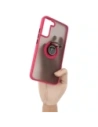 Wholesale Bizon Case Hybrid Ring Samsung Galaxy S22 Plus smoky with a red frame - BIZ7775 - {ean13} - Hurt