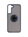 Hurtownia GSM - Etui z uchwytem na palec Bizon Case Hybrid Ring do Galaxy S22 Plus, przydymione z granatową ramką - BIZ7776 - {ean13} - Hurt