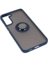 Hurtownia GSM - Etui z uchwytem na palec Bizon Case Hybrid Ring do Galaxy S22 Plus, przydymione z granatową ramką - BIZ7776 - {ean13} - Hurt