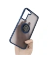 Hurtownia GSM - Etui z uchwytem na palec Bizon Case Hybrid Ring do Galaxy S22 Plus, przydymione z granatową ramką - BIZ7776 - {ean13} - Hurt