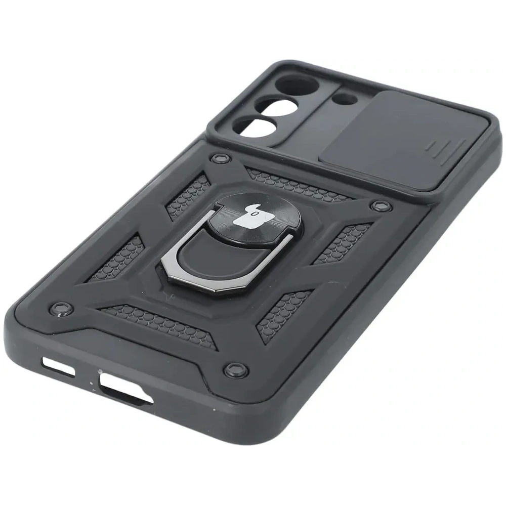 Hurtownia GSM - Etui Bizon Case CamShield Ring do Galaxy S22 Plus, czarne - BIZ7777 - {ean13} - Hurt