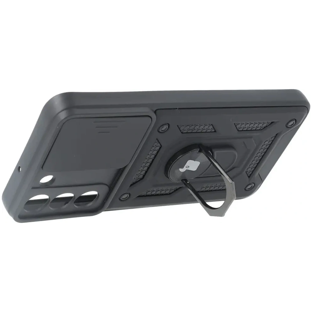 Hurtownia GSM - Etui Bizon Case CamShield Ring do Galaxy S22 Plus, czarne - BIZ7777 - {ean13} - Hurt