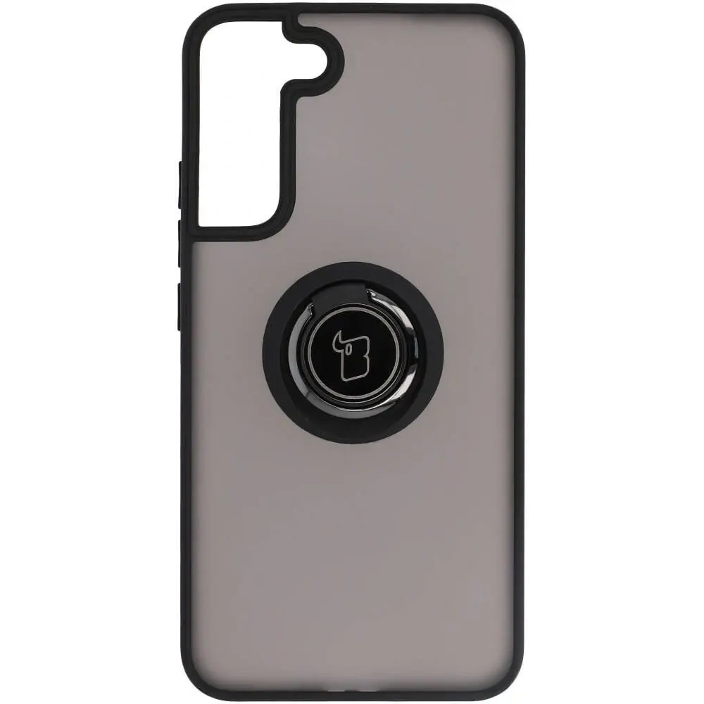 Wholesale Bizon Case Hybrid Ring Samsung Galaxy S22 Plus smoky with a black frame - BIZ1594 - {ean13} - Hurt
