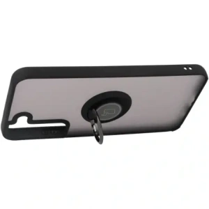 Hurtownia GSM - Bizon Case Hybrid Ring Samsung Galaxy S22 Plus fumuriu cu un cadru negru - BIZ1594 - {ean13} - Hurt
