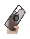 Wholesale Bizon Case Hybrid Ring Samsung Galaxy S22 Plus smoky with a black frame - BIZ1594 - {ean13} - Hurt