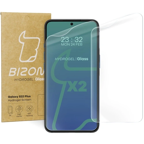 Folia hydrożelowa na ekran Bizon Glass Hydrogel Samsung Galaxy S22 Plus [2 PACK]