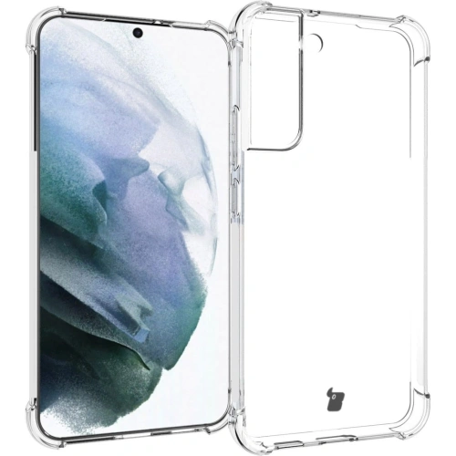 Etui + 2x szkło na ekran + obiektyw Bizon Case Clear Pack do Samsung Galaxy S22 Plus przezroczyste