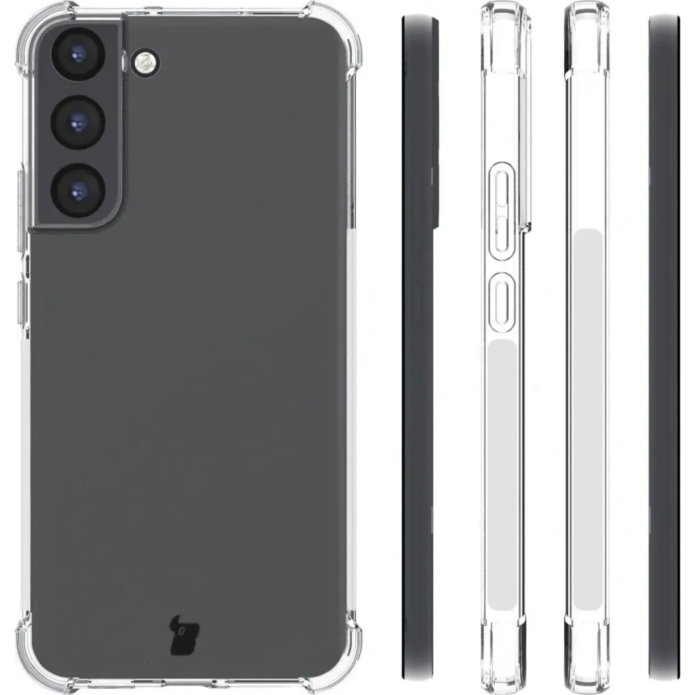Hurtownia GSM - Bizon Case Clear Pack carcasă + 2x sticlă de ecran + sticlă de lentilă Samsung Galaxy S22 Plus transparentă - BIZ1596 - {ean13} - Hurt