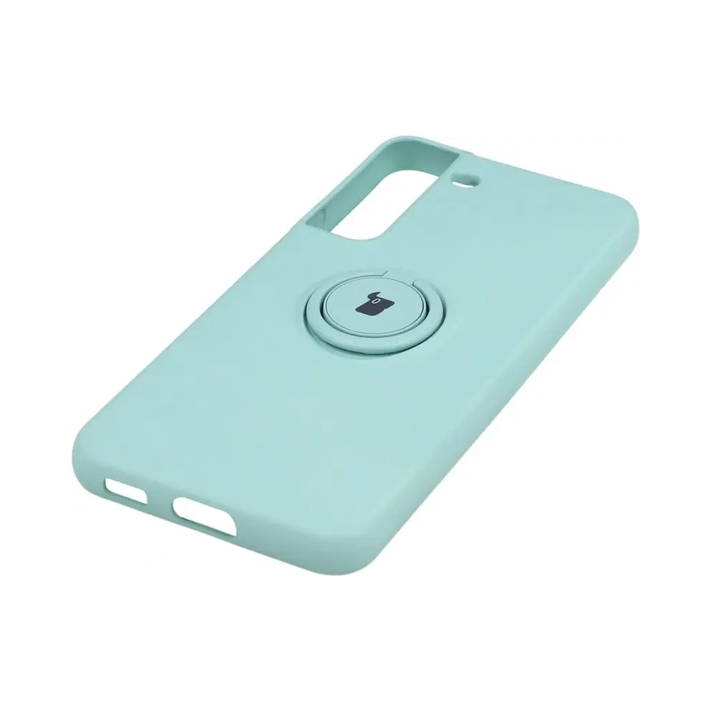 Hurtownia GSM - Etui Bizon Case Silicone Ring do Galaxy S22 Plus, turkusowe - BIZ7778 - {ean13} - Hurt