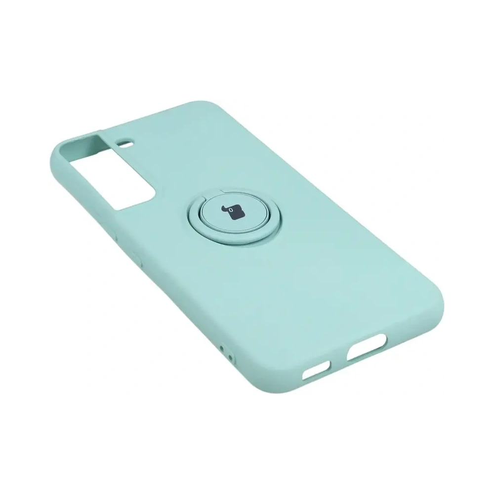 Hurtownia GSM - Etui Bizon Case Silicone Ring do Galaxy S22 Plus, turkusowe - BIZ7778 - {ean13} - Hurt