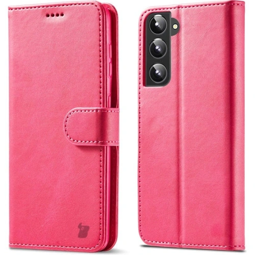 Etui Bizon Case Wallet Samsung Galaxy S22 Plus różowe