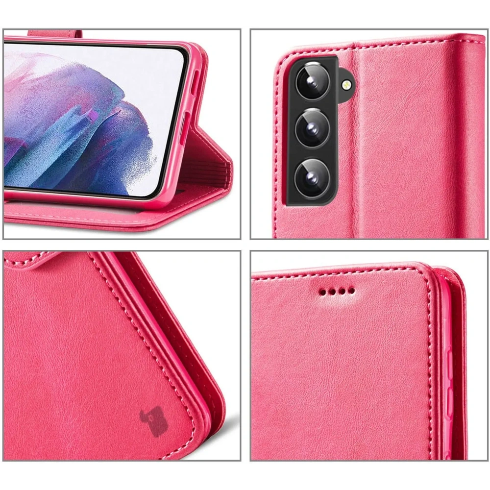 Hurtownia GSM - Etui Bizon Case Wallet Galaxy S22 Plus, różowe - BIZ7779 - {ean13} - Hurt