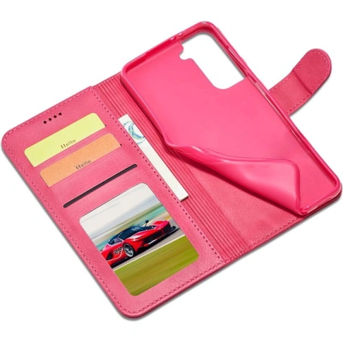 Etui Bizon Case Wallet Samsung Galaxy S22 Plus różowe