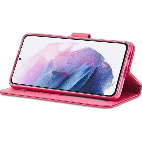 Etui Bizon Case Wallet Samsung Galaxy S22 Plus różowe