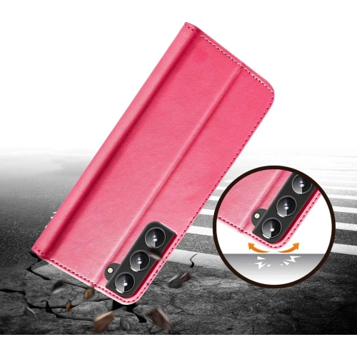 Etui Bizon Case Wallet Samsung Galaxy S22 Plus różowe