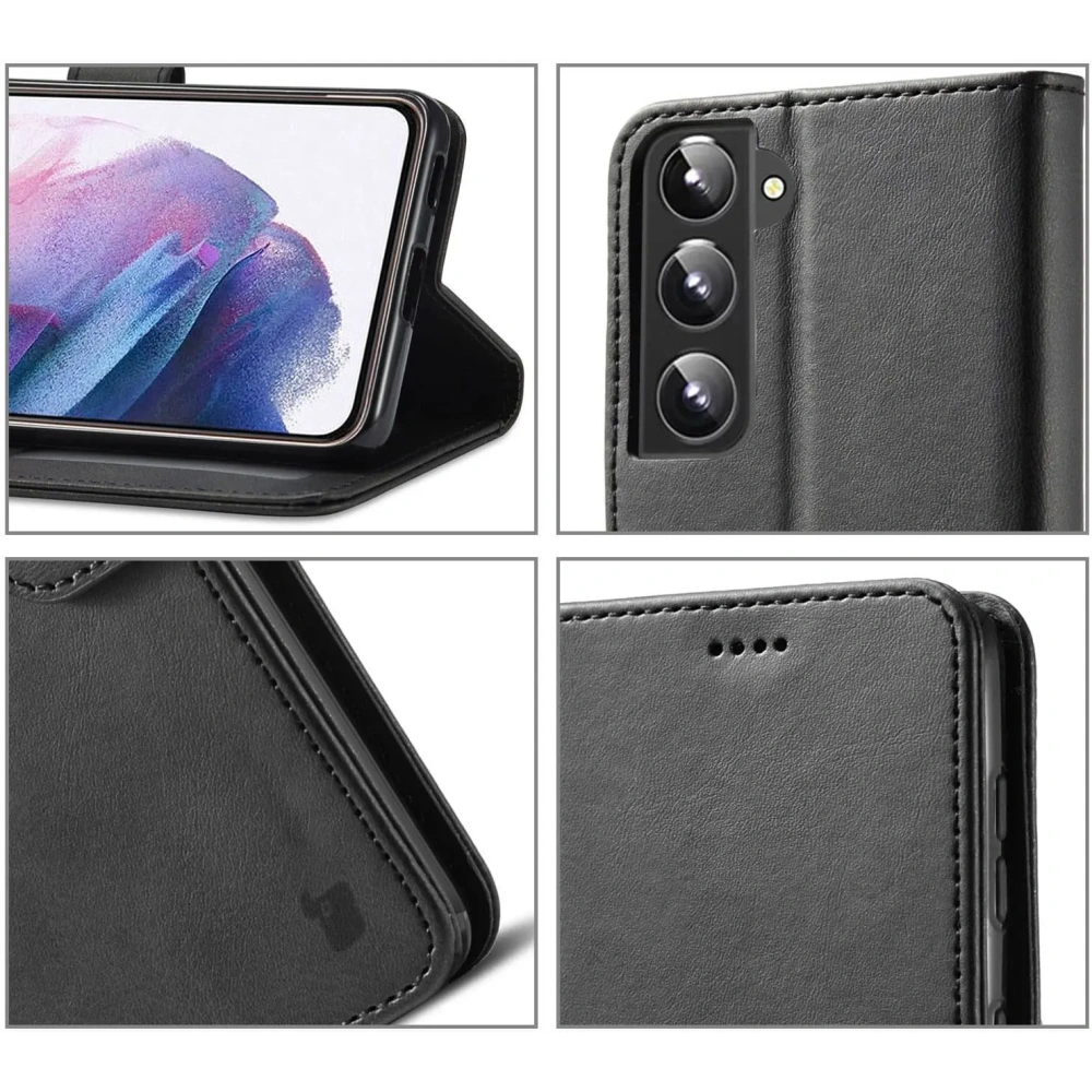 Hurtownia GSM - Etui Bizon Case Wallet do Galaxy S22 Plus, czarne - BIZ7786 - {ean13} - Hurt