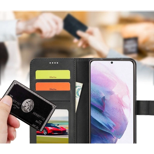 Etui Bizon Case Wallet do Samsung Galaxy S22 Plus czarne