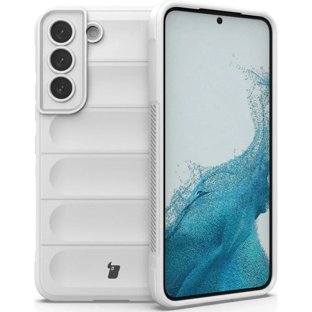 Hurtownia GSM - Caz Bizon Tur Samsung Galaxy S22 Plus alb - BIZ7790 - {ean13} - Hurt