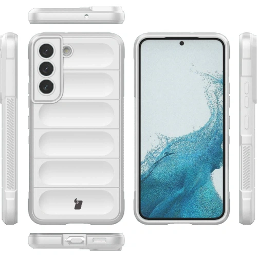 Pancerne etui Bizon Case Tur do Samsung Galaxy S22 Plus białe