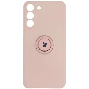 Hurtownia GSM - Etui Bizon Case Silicone Ring do Samsung Galaxy S22 Plus jasnoróżowe - BIZ7792 - {ean13} - Hurt