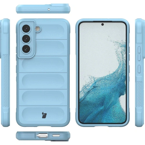 Pancerne etui Bizon Case Tur do Samsung Galaxy S22 Plus jasnoniebieskie