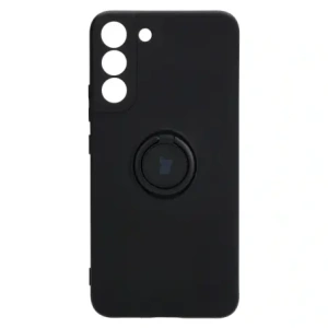 Wholesale Bizon Case Silicone Ring Samsung Galaxy S22 Plus black - BIZ7795 - {ean13} - Hurt