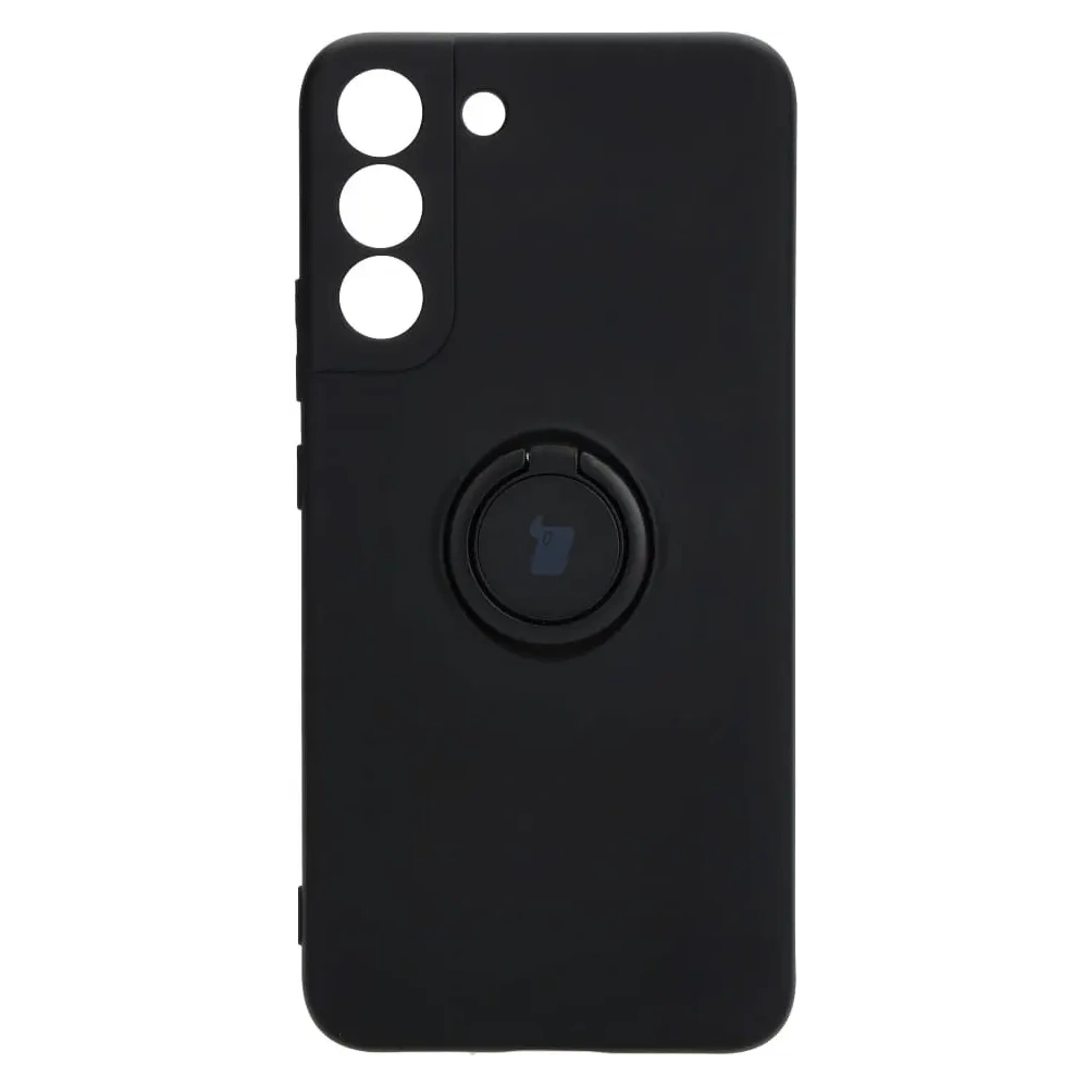 Hurtownia GSM - Etui Bizon Case Silicone Ring do Galaxy S22 Plus, czarne - BIZ7795 - {ean13} - Hurt