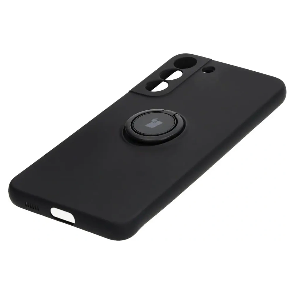 Hurtownia GSM - Etui Bizon Case Silicone Ring do Galaxy S22 Plus, czarne - BIZ7795 - {ean13} - Hurt