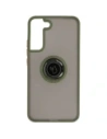 Wholesale Bizon Case Hybrid Ring Samsung Galaxy S22 Plus smoky with a green frame - BIZ7796 - {ean13} - Hurt