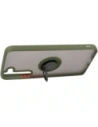 Wholesale Bizon Case Hybrid Ring Samsung Galaxy S22 Plus smoky with a green frame - BIZ7796 - {ean13} - Hurt